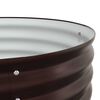 vidaXL Garden Raised Bed Brown 320 x 80 x 44 cm Steel