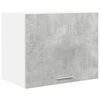 vidaXL Hanging Cabinet Concrete Grey and White 50 x 31 x 40 cm