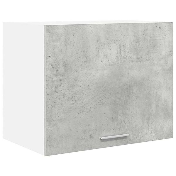 vidaXL Hanging Cabinet Concrete Grey and White 50 x 31 x 40 cm