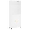 vidaXL Highboard White 69.5x34x180 cm Engineered Wood