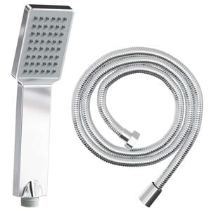 vidaXL Shower Head Set Chrome 150 cm Stainless Steel