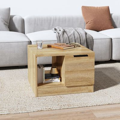 vidaXL Coffee Table Sonoma Oak 50x50x36 cm Engineered Wood