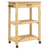 vidaXL Kitchen Trolley MONZA 60x40x88.5 cm Solid Wood Pine