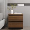 vidaXL Bedside Cabinets 2 pcs Brown Oak 45x34.5x44.5 cm Engineered Wood