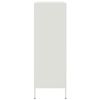 vidaXL Highboard White 68x39x113 cm Steel