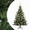 vidaXL Artificial Christmas Tree with Bauble 120 cm 150 LEDs