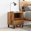 vidaXL Bedside Cabinet Old Wood 40x35x50 cm Engineered Wood