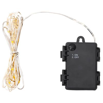 vidaXL LED String Lights with 90 LEDs and Fan 900 cm