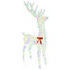 vidaXL Reindeer Pull Sleigh Colourful 70 x 26 x 129 cm Acrylic