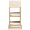 vidaXL Bunk Bed with Roof 80x200 cm Solid Wood Pine