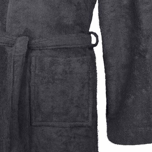 vidaXL Bathrobe KINN Anthracite L Cotton