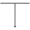 vidaXL Manual Retractable Awning with LED 350x250 cm Anthracite