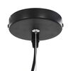 vidaXL Ceiling Lamps 2 pcs Black and Gold Semi-spherical 50 cm E27