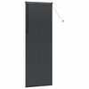 vidaXL Venetian Blinds Height Adjustable Black 220 x 70 cm Aluminium