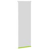 vidaXL Roller Blind Blackout Leaves Green 40x150 cm Fabric Width 35.7 cm Polyester