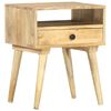 vidaXL Bedside Cabinet 40x35x50 cm Solid Mango Wood