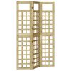 vidaXL Privacy Screen Honey Brown 121 x 180 cm Solid Pine Wood