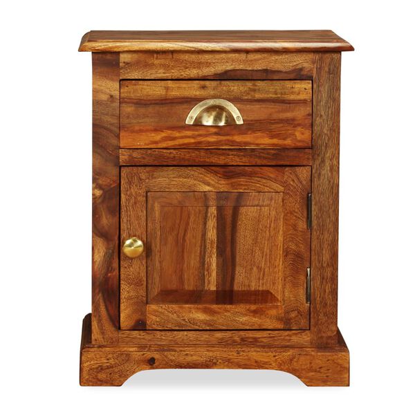 vidaXL Bedside Cabinet 2 pcs 40x30x50 cm Solid Acacia Wood