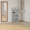 vidaXL Wall Shoe Cabinets 2 pcs Concrete Grey 60x18x60 cm Engineered Wood