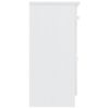 vidaXL Sideboard ALTA White 77x35x73 cm Solid Wood Pine