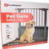 FLAMINGO Pet Safety Gate Salus Grey 79-84 cm