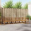 vidaXL Outdoor Sofa Set 6 pcs Natural Solid Acacia Wood