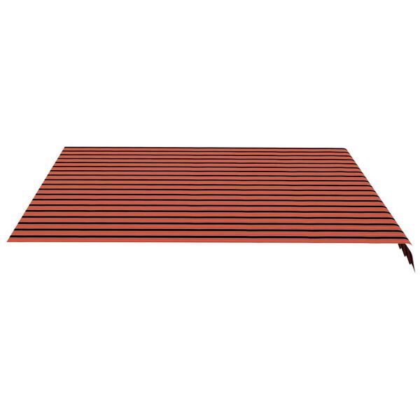 vidaXL Replacement Fabric for Awning Orange and Brown 4.5x3.5 m