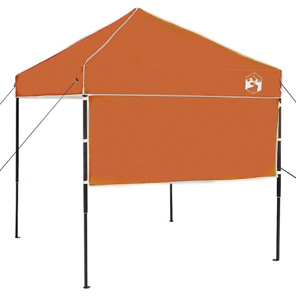 vidaXL Canopy Tent Manual Orange 194 x 194 x 251 cm Fabric