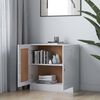 vidaXL Book Cabinet High Gloss White 82.5x30.5x80 cm Engineered Wood