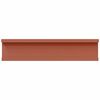 vidaXL Wall Shelf with Shelf 2 pcs Red 40 x 9 x 3 cm Engineered Wood