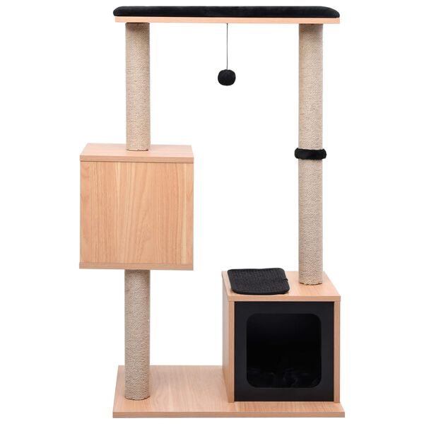 vidaXL Cat Tree with Sisal Scratching Mat 104 cm