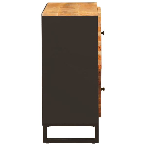 vidaXL Side Cabinet Brown 80 x 33 x 75 cm Solid Mango Wood