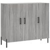 vidaXL Sideboard Grey Sonoma 90x34x80 cm Engineered Wood