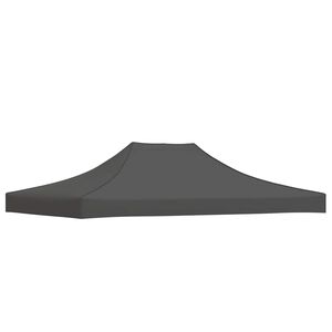 vidaXL Party Tent Roof 4x3 m Anthracite 270 g/m&sup2;