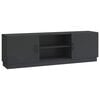 vidaXL TV Cabinet Black 150 x 31 x 47 cm Engineered Wood