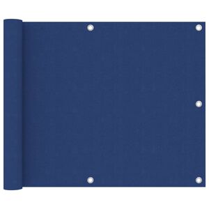 vidaXL Balcony Screen Blue 75x600 cm Oxford Fabric