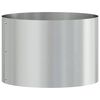 vidaXL Planter Ring Silver 30 x 30 x 20 cm Galvanised Steel