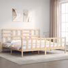 vidaXL Bed Frame without Mattress 200x200 cm Solid Wood Pine