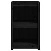 vidaXL Outdoor Kitchen Cabinet Black 55x55x92 cm Solid Wood Pine