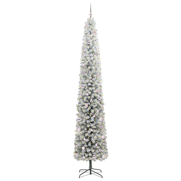 vidaXL Artificial Christmas Tree with 300 LEDs with Stand Green 300 cm