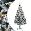 vidaXL Artificial Christmas Tree White 210 cm