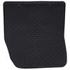 vidaXL Car Mat 2 pcs Black Rubber