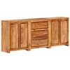 vidaXL Sideboard with 3 Drawers and 4 Doors Solid Wood