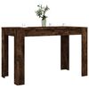 vidaXL Dining Table Smoked Oak 120x60x76 cm Engineered Wood