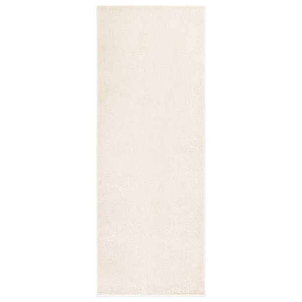 vidaXL Soft Pile Rug Anti-slip 67x180 cm Beige