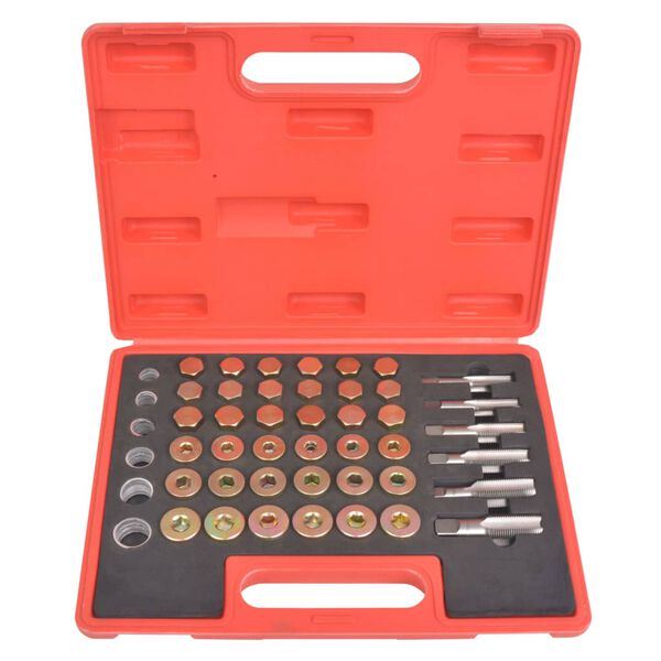 vidaXL Oil Drain Plug Thread Repair Kit