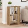 vidaXL Bookshelf Artisan Oak 52 x 25 x 71.5 cm Engineered Wood