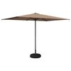 vidaXL Garden Parasol 200 x 300 cm Polyester Rectangular Taupe