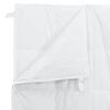 vidaXL Duvet Set with Pillow 3 pcs White Microfiber and Cotton