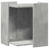 vidaXL Cat Litter Box Enclosure Concrete Grey 42x42x51 cm Engineered Wood